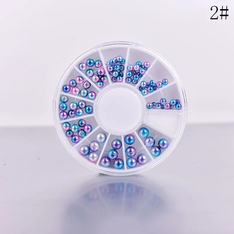 

Women Mix Size 3D Pearl Nail Art Decal Tips Glitters Stickers Nail Accessories Tools