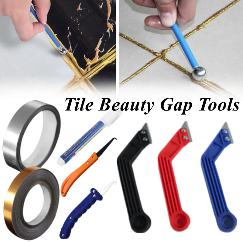 

5 шт./1 шт. многофункциональный домашний инструмент для удаления остаточного клея, герметик, разбрасыватель, инструмент для напольного покры...