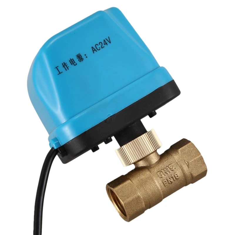 24 В переменного тока Dn15 Электрический двухходовой клапан трехпроводный