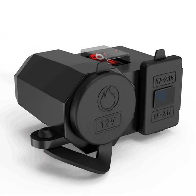 

2021 Newest Car USB Charger Multi-Function Fast Charge With switch Cigarette Lighter In Car