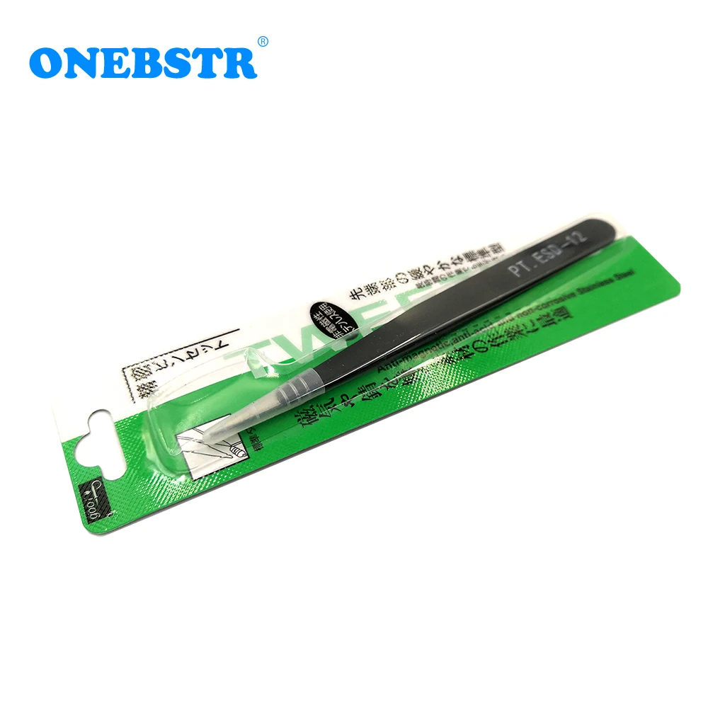 Антистатические маленькие пинцеты из нержавеющей стали прямые налокотники для