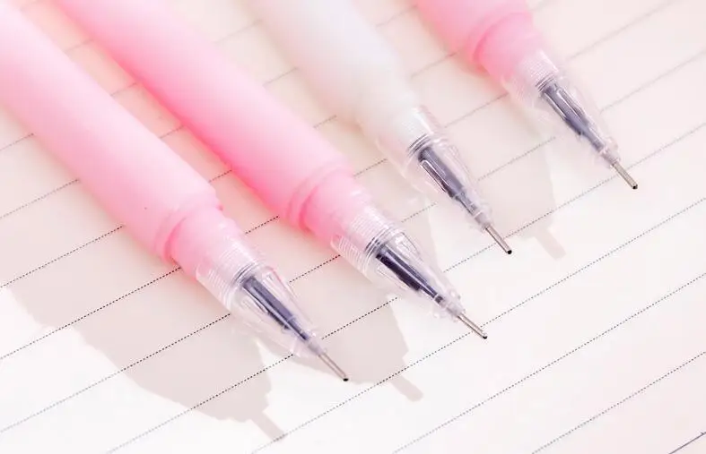 1 Piece Lytwtw's Kawaii Cute Pig Fashion School Office Supplies Students Gift Awards Accessories Stationery Black Ink Gel Pen