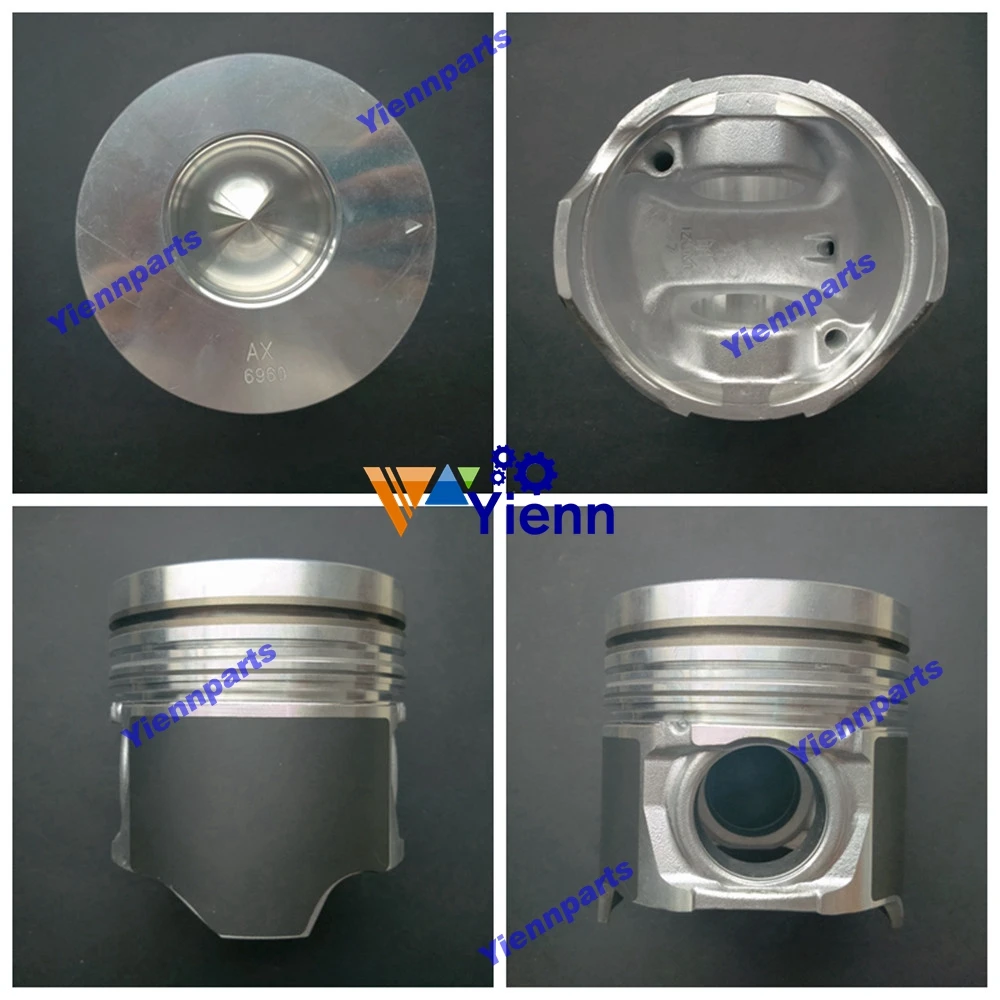 Запчасти для ремонта дизельного двигателя ISUZU 6HE1T Piston 8 94391 5960 с штифтом и зажимами