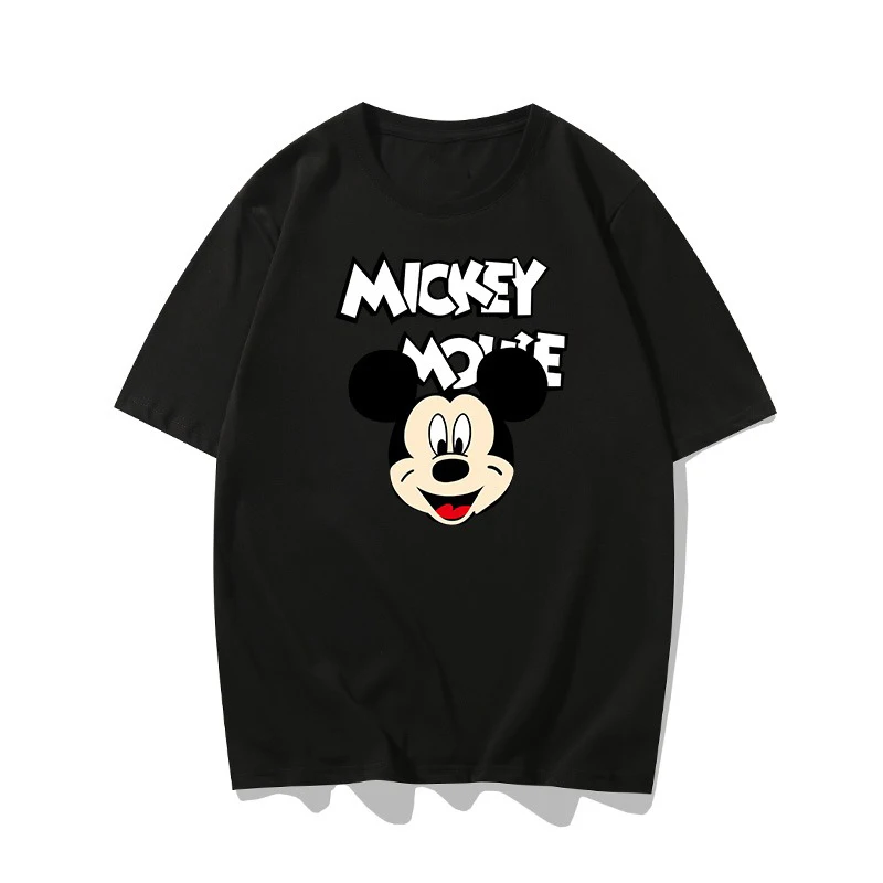 Футболка с изображением Диснея Микки Мауса мужская и женская рубашка из 100%