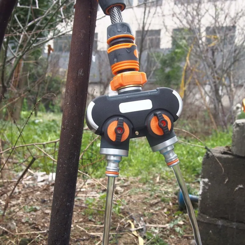 2 сторонний разветвитель для садового шланга прочный шланг разъем