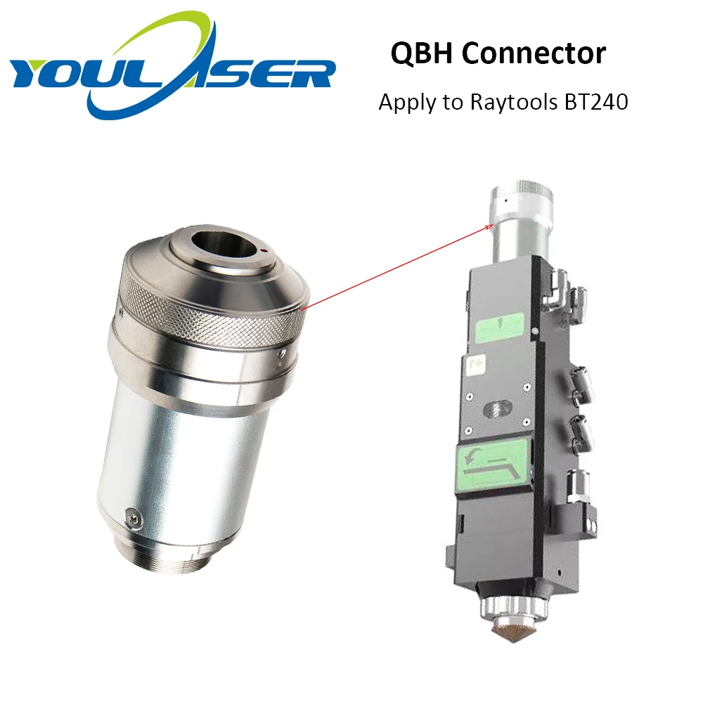 Коннектор лазерной головки YOULASER QBH BT240 BT240S для волоконного лазера 1064 нм|Сварочные