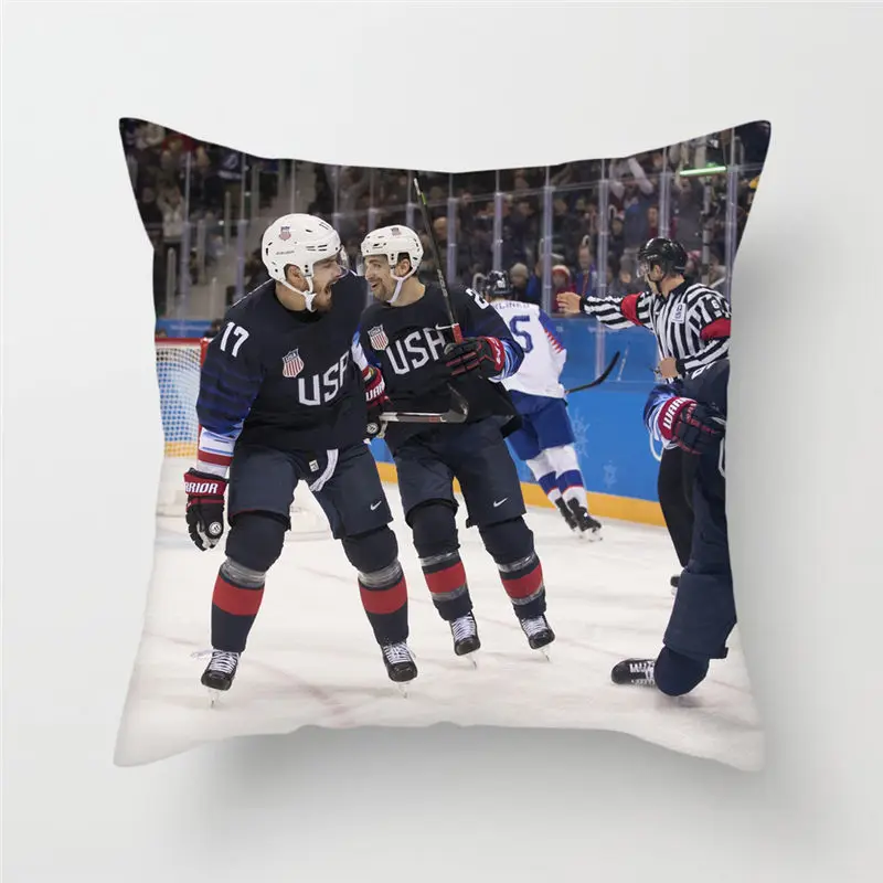 JJBZZZY0172 Fuwatacchi хоккейная Спортивная наволочка NHL Спортивная наволочка 45x45 см для подушки на диван-кровать для дома автомобиля декоративные подушки - Цвет: JJBZZZY0172