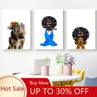 Картина на холсте, мопсы, собака с волосами, линейки, плакаты и принты, забавная такса или сосиска, собака, граница, колли, искусство, украшение для дома