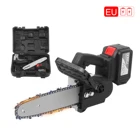 21 с бесщеточным двигателем беспроводные цепные пилы быстро Зарядное устройство включены авто-напряжение 12-дюймовая цепная пила для валки деревьев и дрова резки