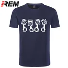 Забавная Мужская футболка REM с коротким рукавом и принтом злых поршней