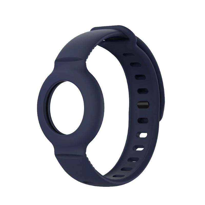 

Anti-lost Bracelet for AirTag, Soft Silicone Wristband Watch Band Waterproof Protective Case Cover Holder Adjustable