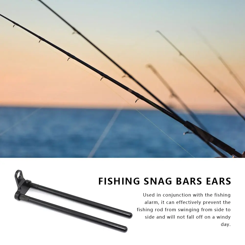 

Carp Fishing Snag Bars Ears Aluminium Alloy For Bite Alarms Windproof Anti Falling Snag Bar Carp Fishing Tackle Accessories