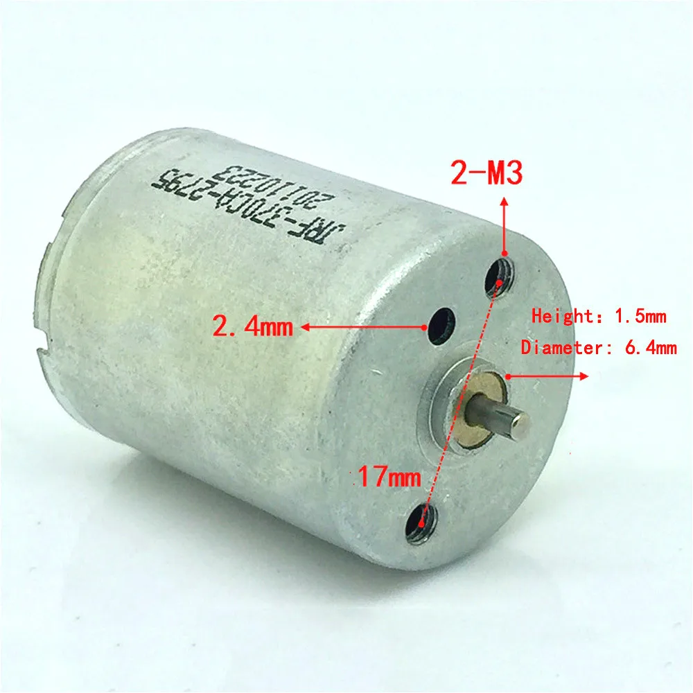 Миниатюрная Драгоценная модель автомобиля мотор металлической щетки в 3 6 7 2 12 В |