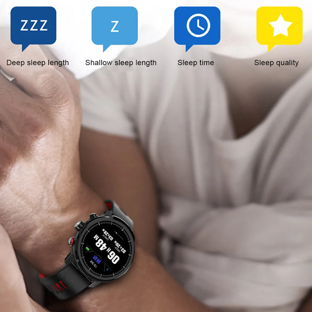 

IP68 Waterproof Smart Watch Band Bluetooth Sport Tracking Monitor For Android iOS DQ-Drop