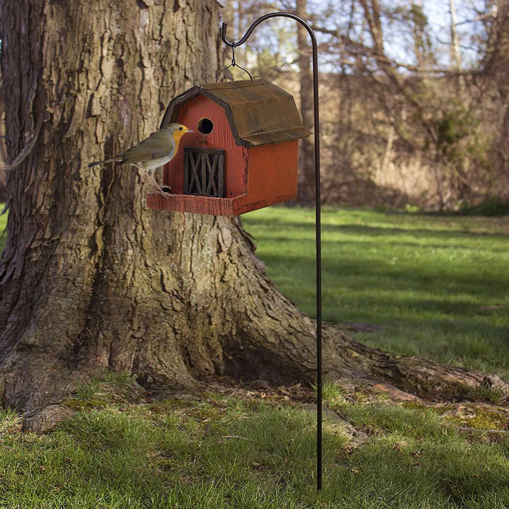 

6pcs Simple Garden Ground Hook Shepherd Hook Handicraft Hanger Ground Iron Hook