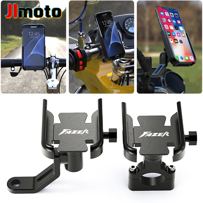 

For Yamaha FAZER250 Fazer150 fazer400 FAZER 25 8 FZ1 FZ6 FZ8/ABC New Motorcycle handlebar Mobile Phone Holder GPS stand bracket