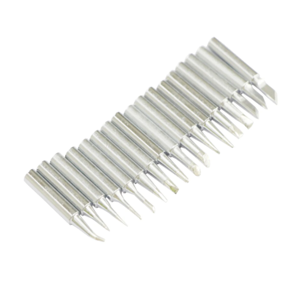 

17Pcs/Lot Lead-Free Soldering Iron Tip AOYUE 900M-T High Quality For HAKKO 936 SAIKE ATTEN YIHUA Soldering Station C0196