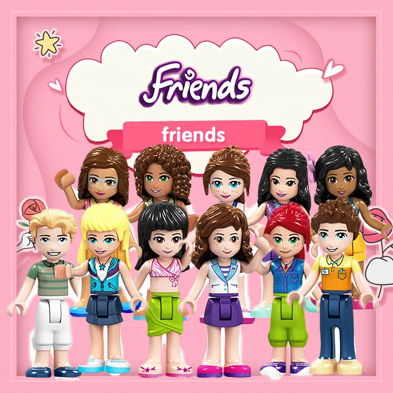 Друзья Принцесса Белль новые строительные блоки Совместимые игрушки Детский