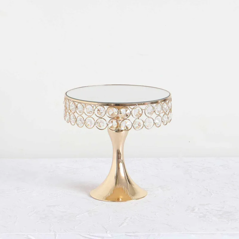 1 шт. подставка для торта с золотыми кристаллами | Дом и сад