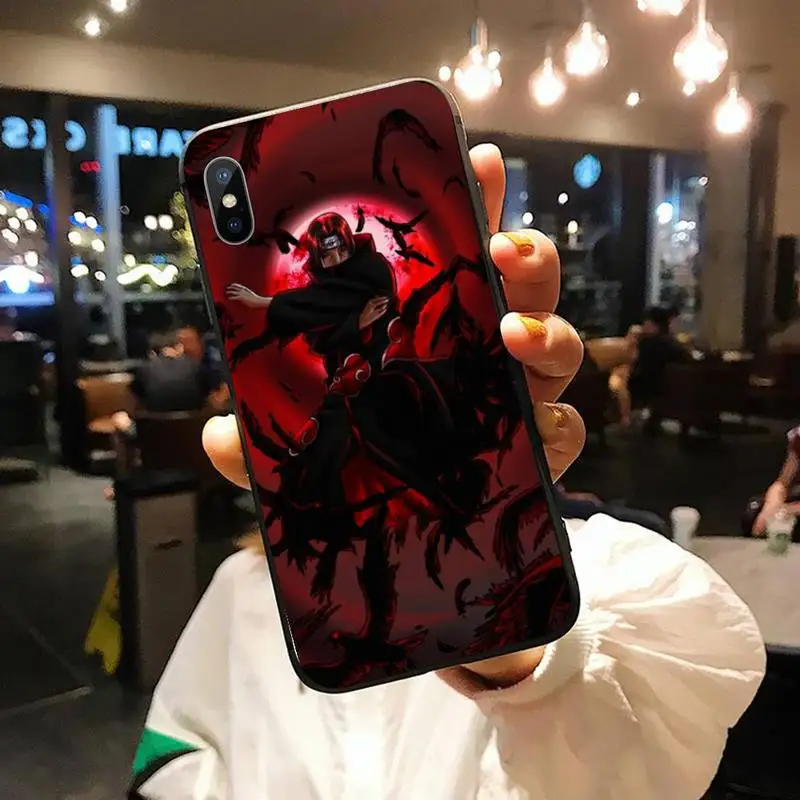 

NARUTO Itachi hot Anime manga akatsuki luxury mobile Phone Case for iPhone 11 12 pro XS MAX 8 7 6 6S Plus X 5S SE 2020 XR