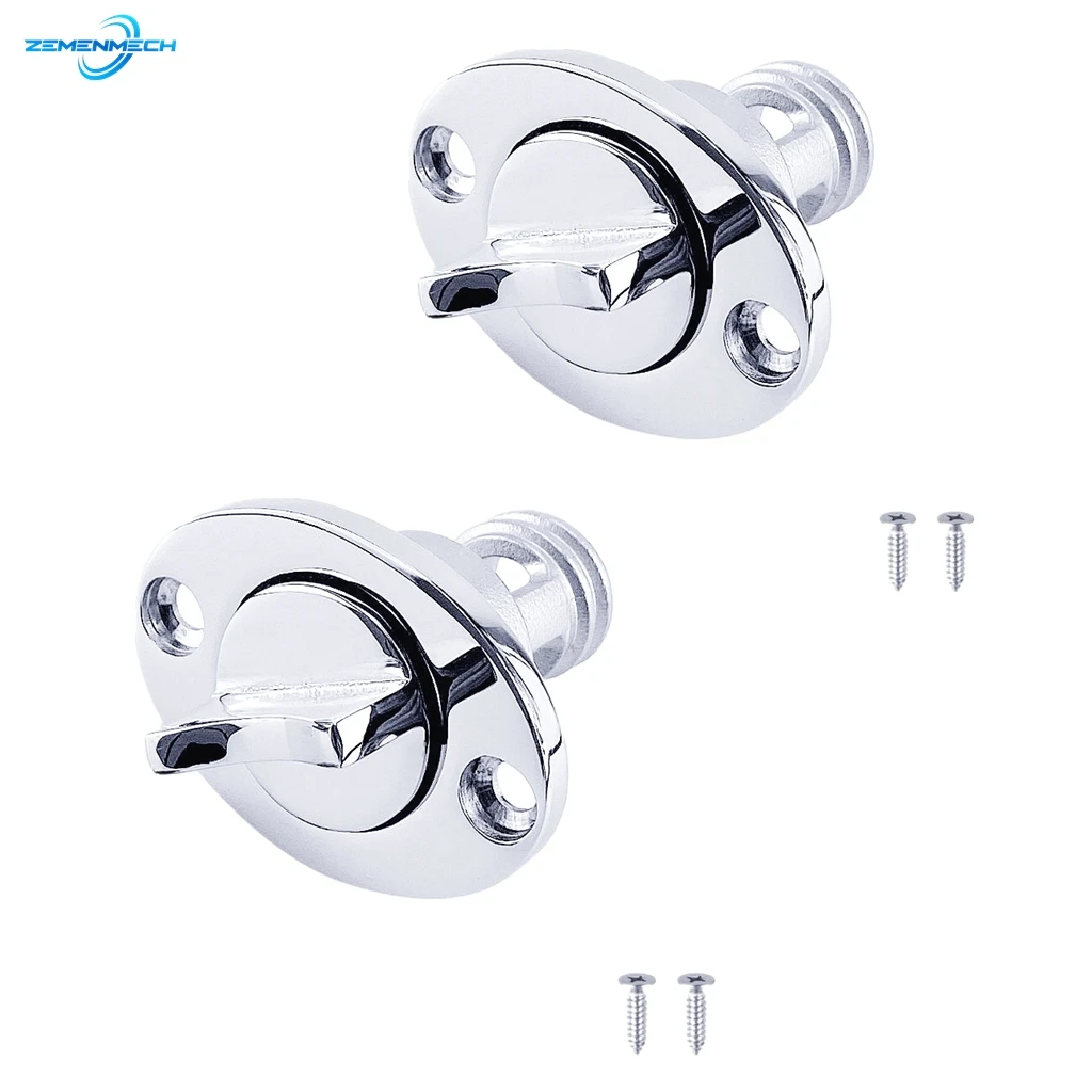 

2PCS Universal 25mm 316 Stainless Steel Boat Garboard Transom Hull Drain Plug Socket Bung Hole Drainage Kayak Canoe Accessories