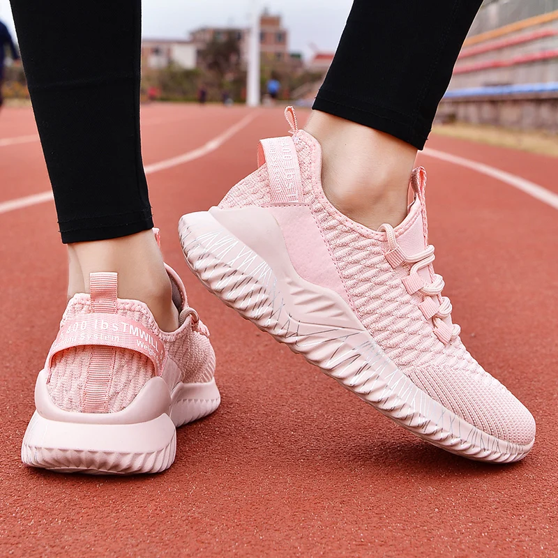 

2021 Fashion Couple Running Shoes Summer Breathable Casual Soft Jogging Shoes Women and Men Comfortable Walking Shoes Sneakers