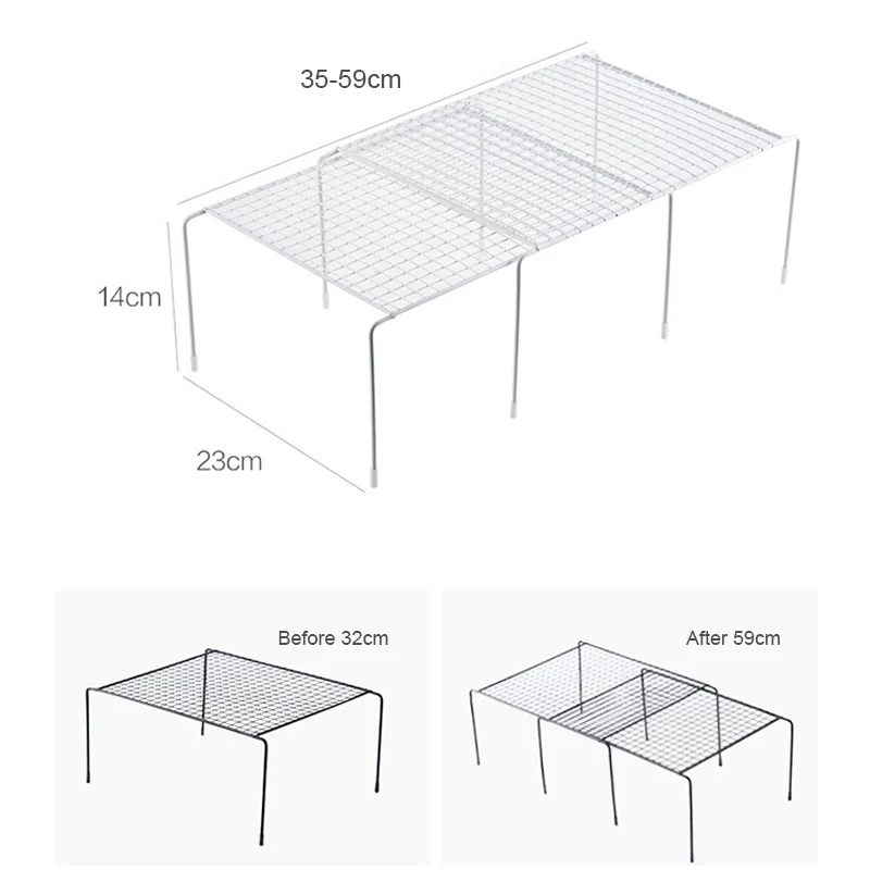 Регулируемый кухонный стеллаж для хранения шкаф полка экономия пространства