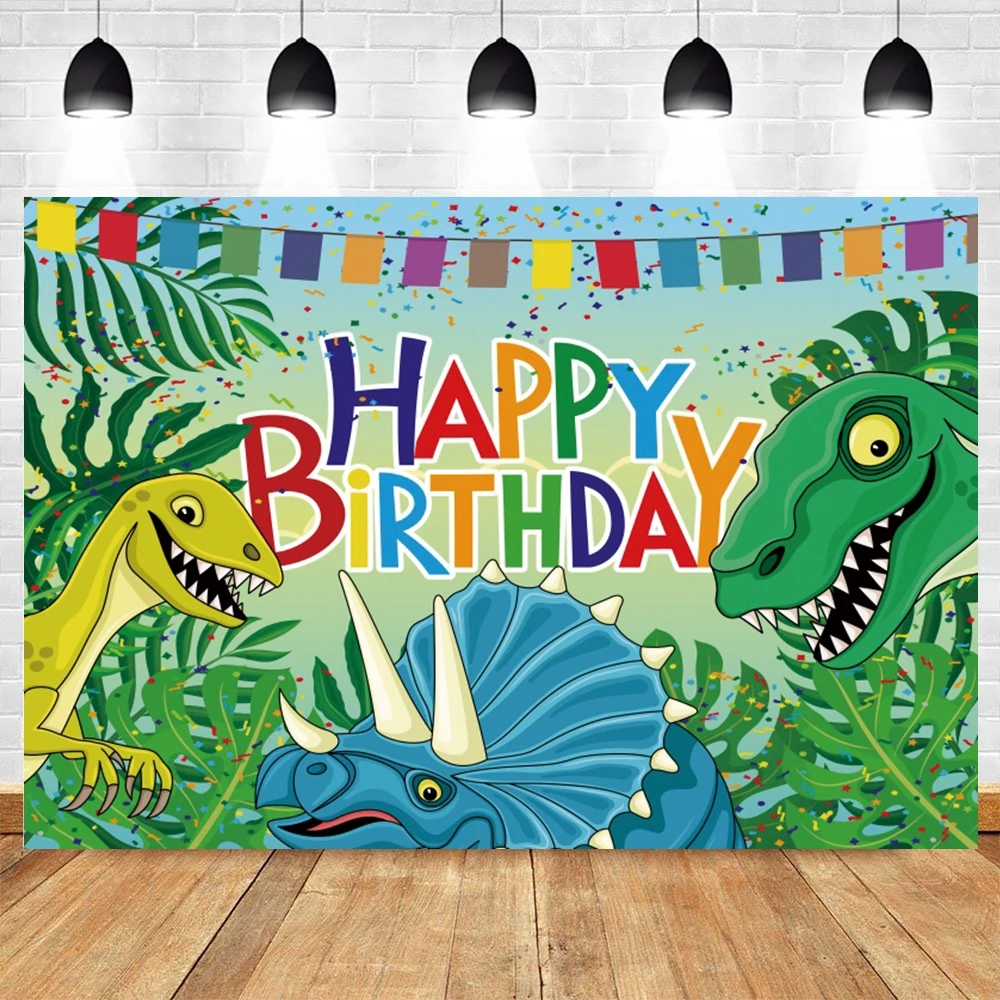 

Yeele Jungle Forest Wild Safari Dinosaur Baby Birthday Party Photography Backdrops Baby Portrait Custom Backgrounds Photo Studio