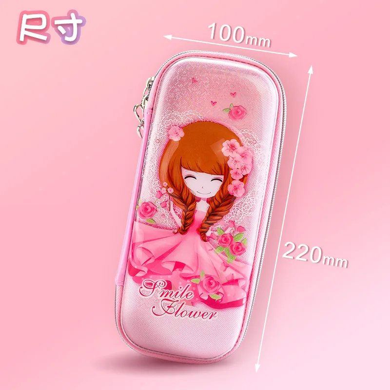 Большой EVA 3D мультфильм Карандаш чехол для мальчиков и девочек с надписью Big пенал