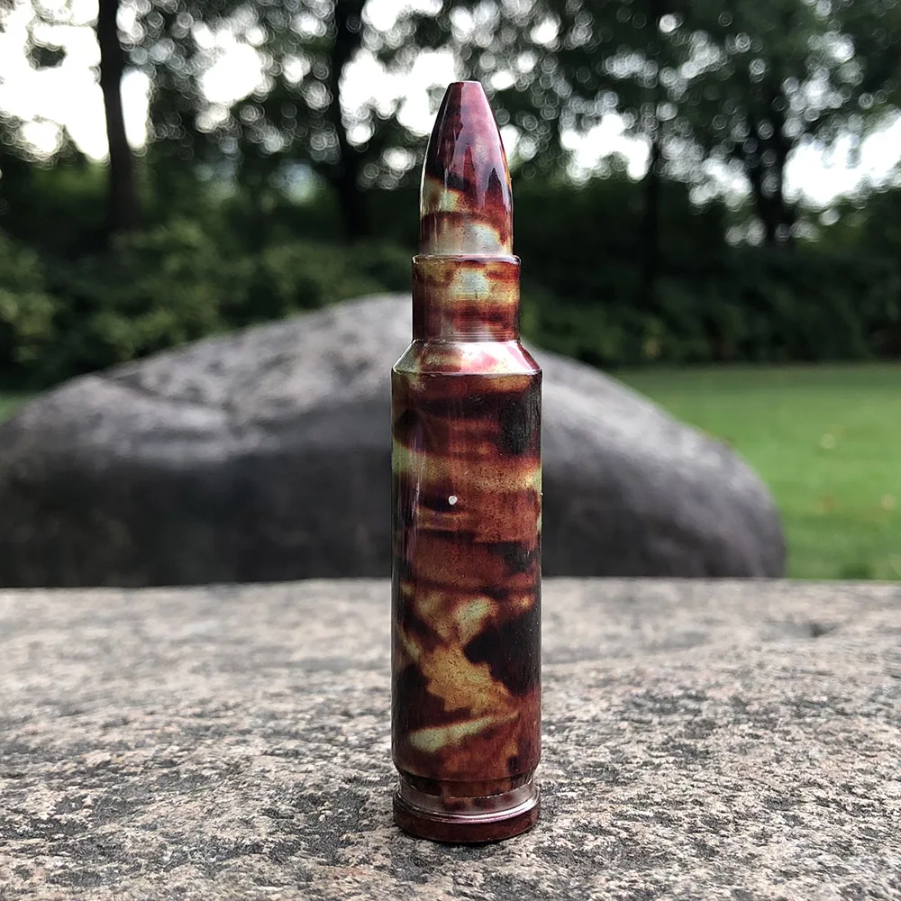 HONEYPUFF трубы творческая Пуля дизайн металлическая дымовая труба 90 мм с Алюминий