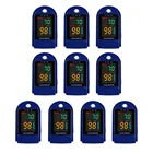 Пульсоксиметр на кончик пальца, цифровой прибор для измерения уровня кислорода в крови, насыщения крови, SpO2, пульсоксиметр, уход за здоровьем, 10 шт.