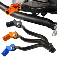 motocycle accessories aluminium rear brake pedal arm levers saver for husqvarna te125 2014 2015 2016 tc125 2014 2015 te tc 125