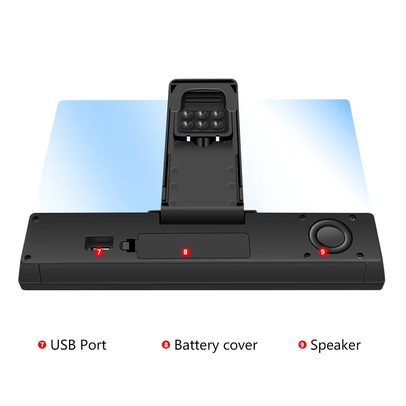 Увеличитель 12/14 дюйма встроенный усилитель экрана и Bluetooth-динамик настольный