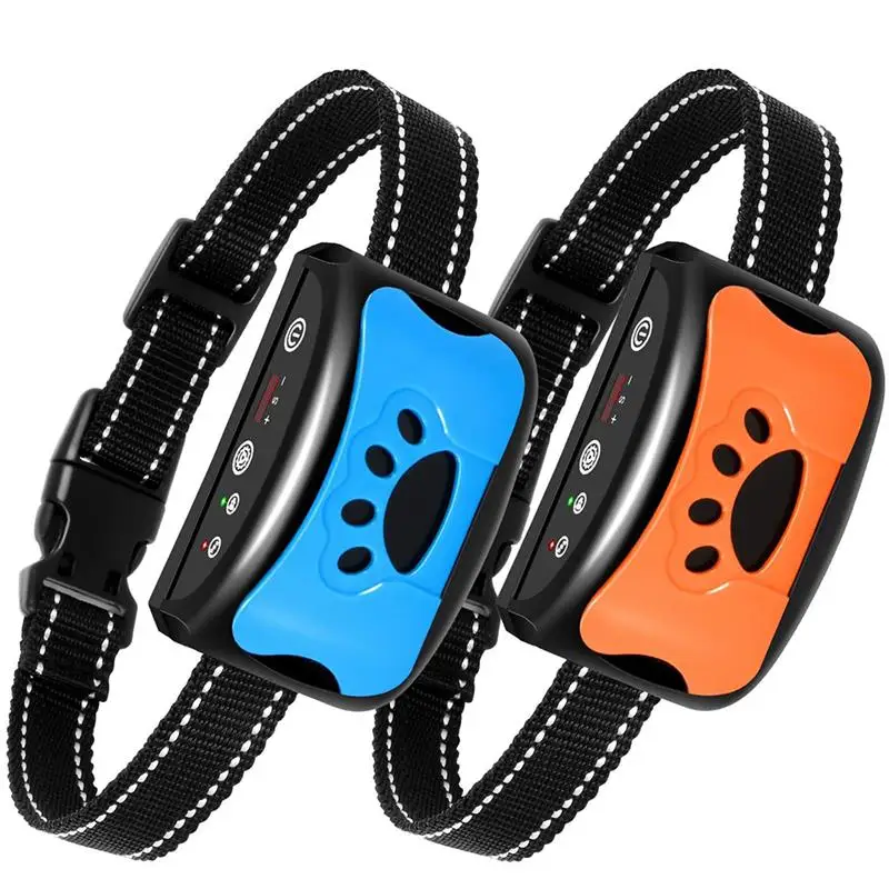 

Pet Dog Anti Barking Device USB Electric Ultrasonic Dogs Training Collars Dog Stop Barking Collar Vibration Anti Bark Collar