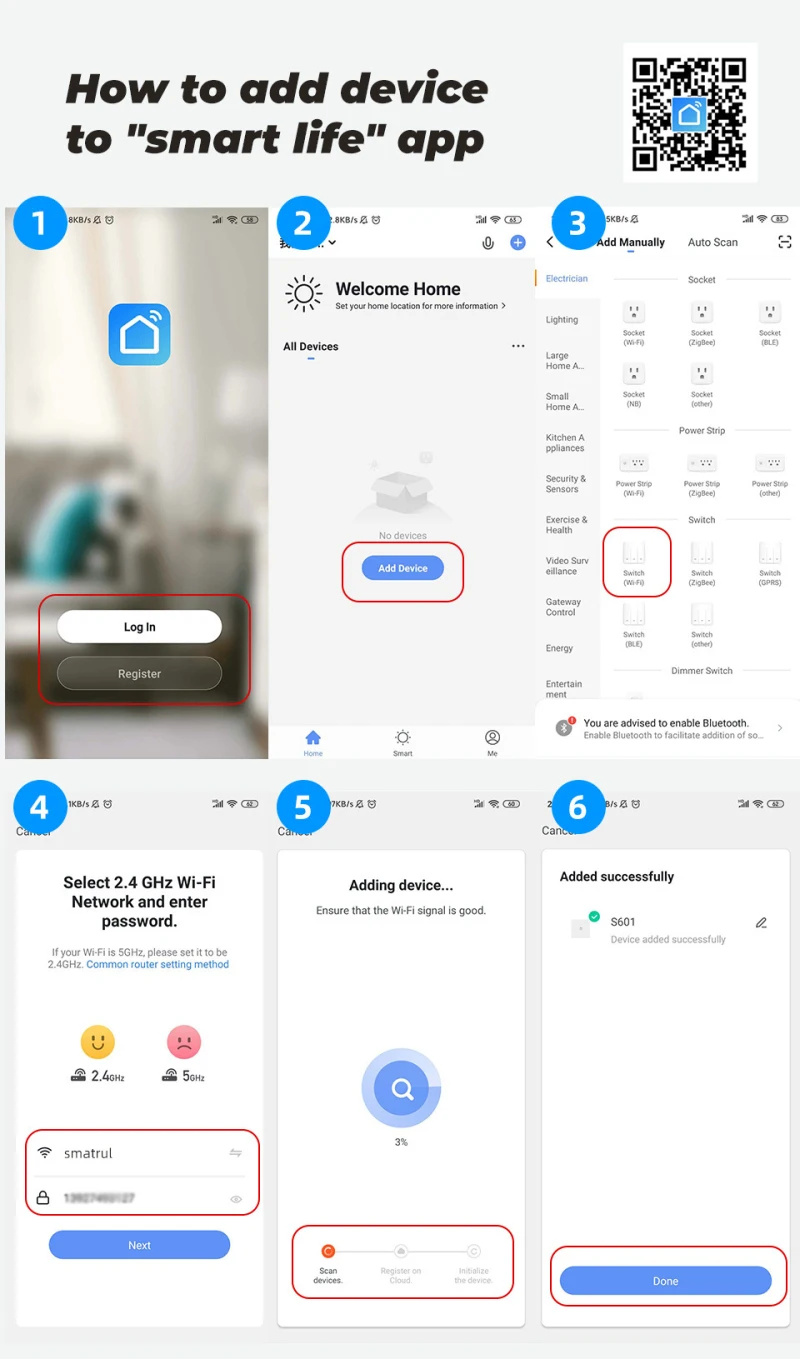 Wi-Fi умный светильник сенсорный выключатель RF433 приложение Smart Life/приложение Tuya