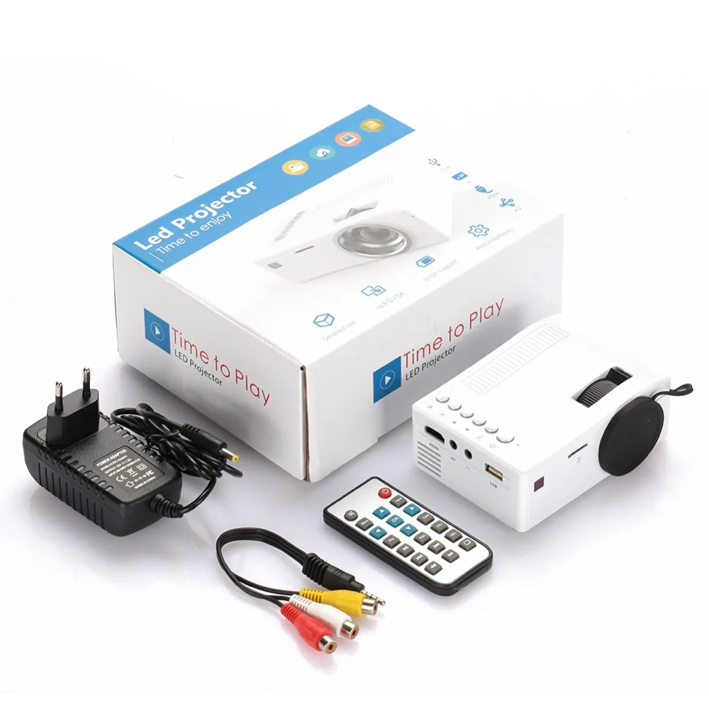 UC18 1080P мини-проектор USB HDMI AV видео портативный проектор домашний кинотеатр кинопроектор проектор для домашнего кинотеатра