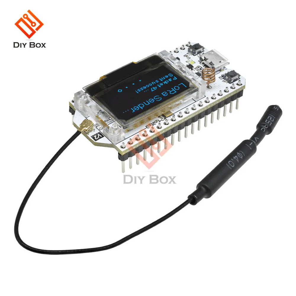 868 МГц-915 МГц SX1276 ESP32 LoRa 0,96 дюймовый синий OLED дисплей Bluetooth wifi Lora комплект 32 модуля IOT макетная плата для Arduino