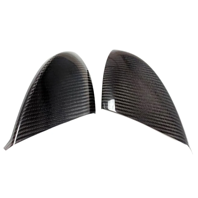 

Real Carbon Fiber Rearview Mirror Cover Horn Rearview Mirror for Golf 7