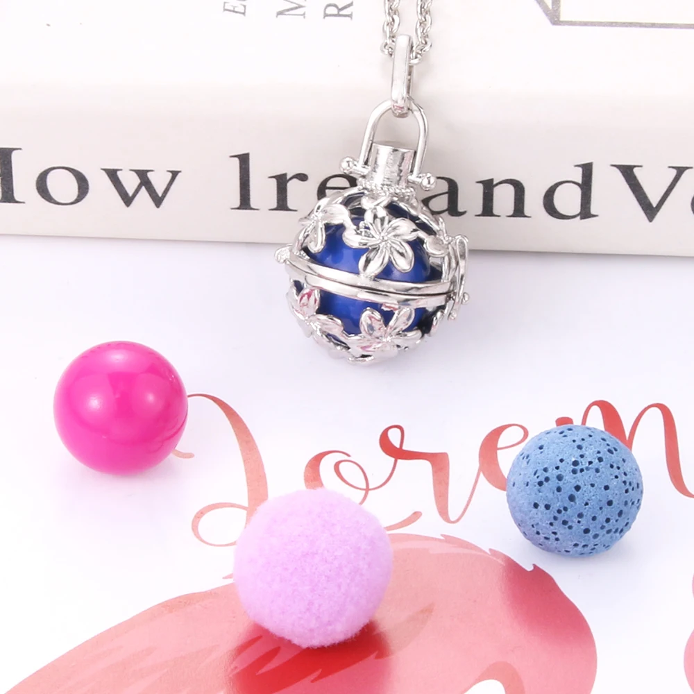 2019 новая золотая Мексиканская коробочка для колокольчика колье с кулоном в виде