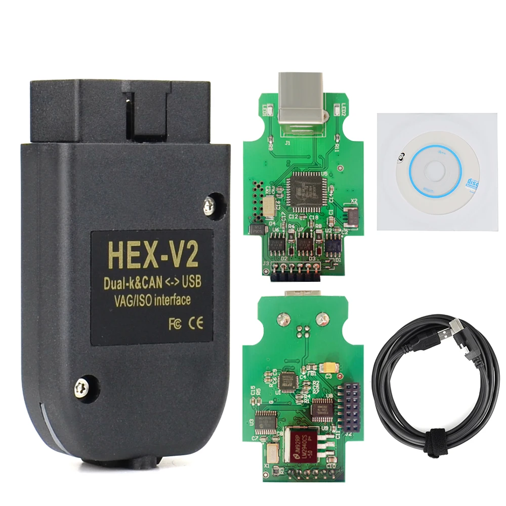 For V-cds V2 21.3 HEX Interface Electric Testers VAG COM 20.12 FOR VW for AUDI Skoda Seat ATMEGA162+16V8+FT232RQ | Автомобили и