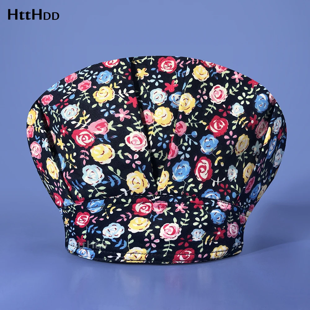 

Эластичная шапка унисекс, головной убор с мультяшным принтом для отелей и кухни, для офиса, для ресторанов, шеф-поваров