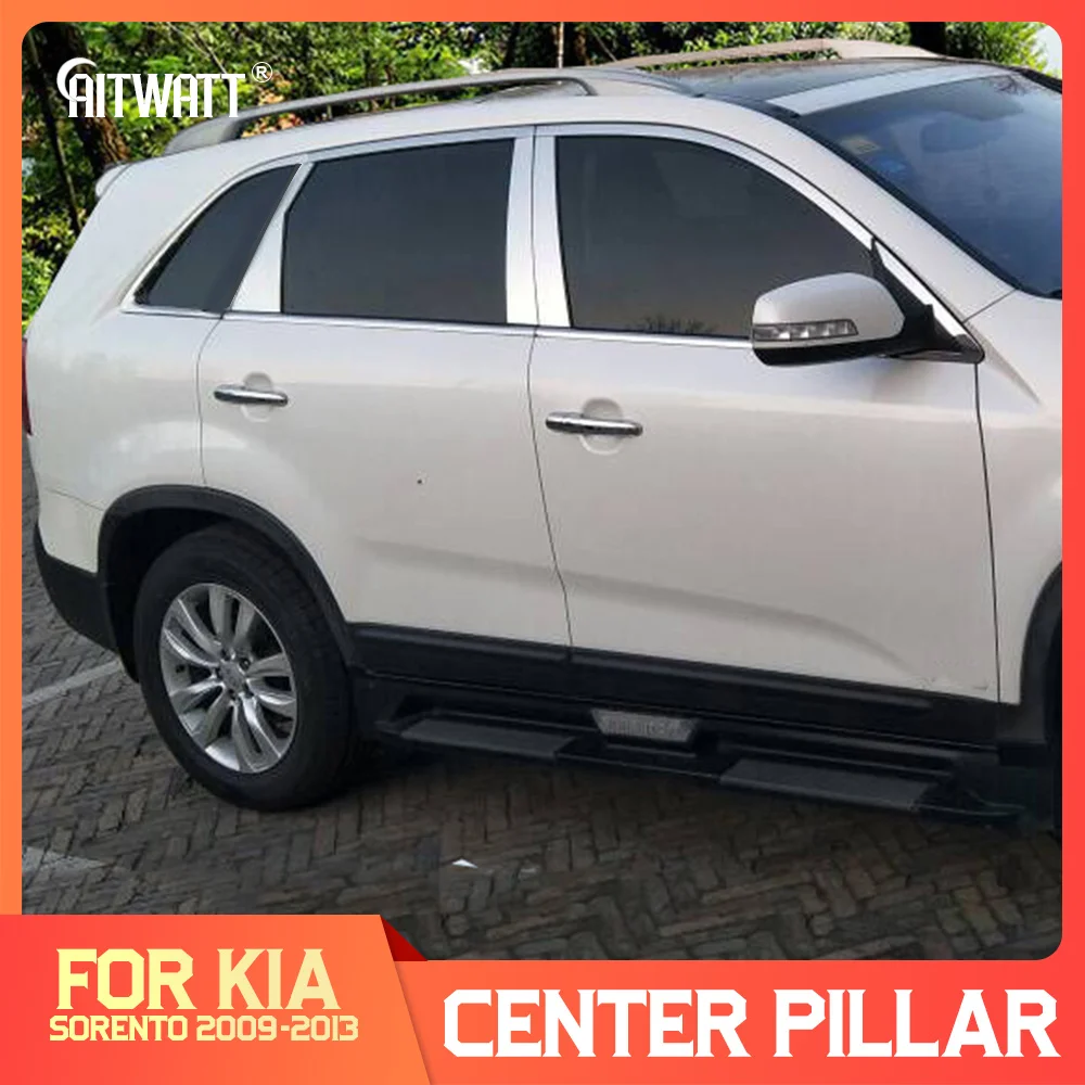 6 шт. декоративные накладки на окна из нержавеющей стали для Kia Sorento 2009