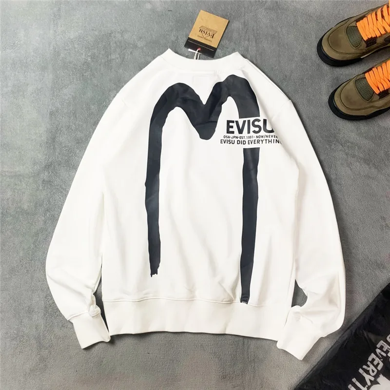 

Новый осенне-зимний новый трендовый мужской свитер с большим логотипом M