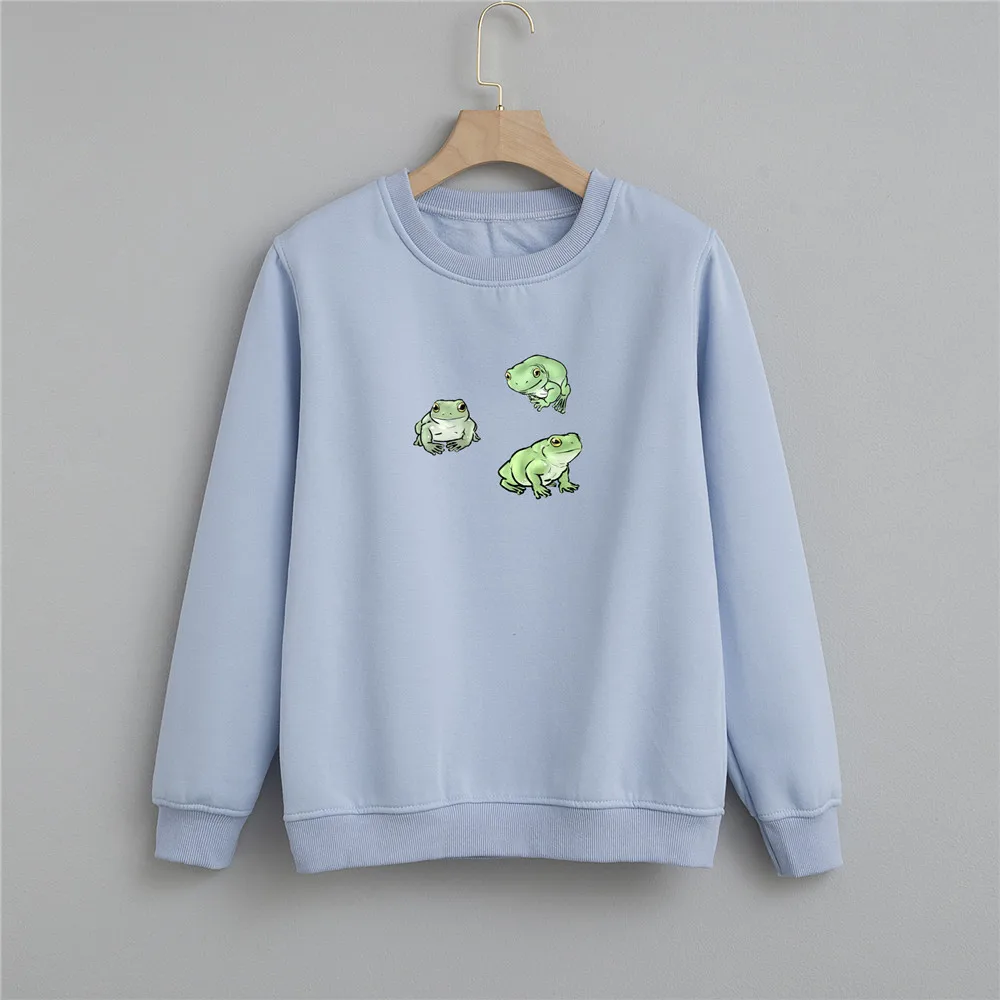 Gothic Women Casual Loose Full Sleeve Oversized Graphic Hoodie O Neck Sweatshirts Hoodies Polerones De Mujer Crewneck Sweetshirt