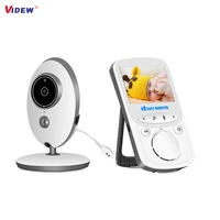 wireless 2 4 inch lcd audio video baby monitor 2 way audio night vision radio music intercom nanny cam with monitor