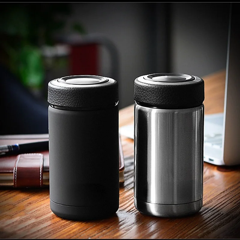 

400ml Business Style Stainless Steel Thermos Mugs Car Vacuum Flasks Coffee Tea Cups Water Insulated Bottle Tumbler