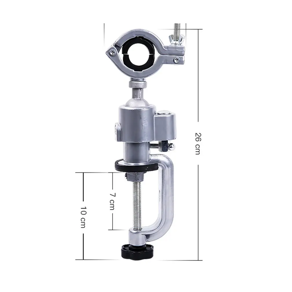 360 Degree Universal Table Bench Vice Clip-on Round Head Clamp Vise for Electric Drill Screw Grinder Tool Holder | Инструменты