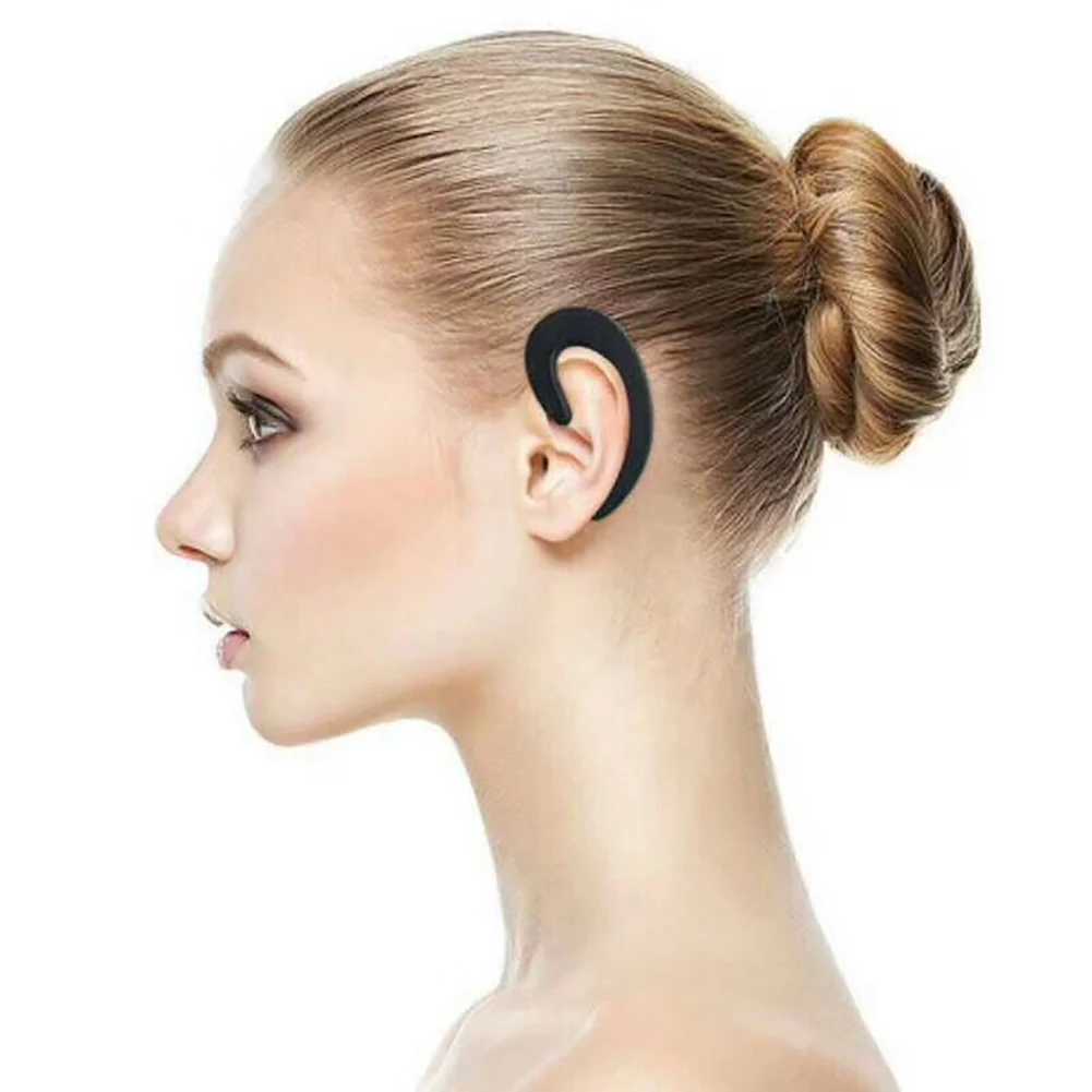 Беспроводные Bluetooth наушники с ушным крючком безболезненная Гарнитура костной