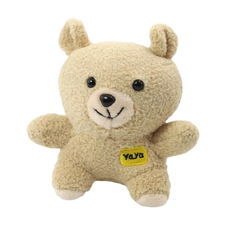 

INS of pet bear plush dolls dolls embroidery yaya doll lovers bag key chain accessories