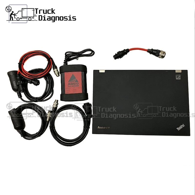 T420 ноутбук для AGCO диагностический комплект (CANBOX) адаптер fendays AGCO SISU Power WinEEM4 сервисный инструмент
